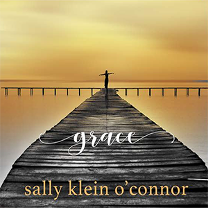 Grace CD Cover - Female dancer on jetty at sunset.